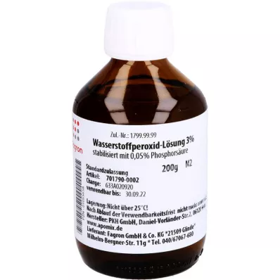 WASSERSTOFFPEROXID Solução 3%, 200 g