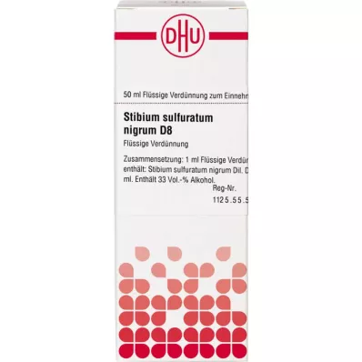 STIBIUM SULFURATUM NIGRUM Diluição D 8, 50 ml STIBIUM SULFURATUM NIGRUM Diluição D 8, 50 ml