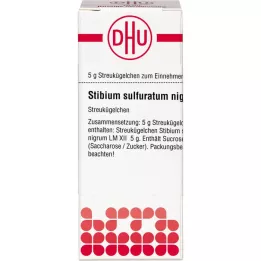 STIBIUM SULFURATUM NIGRUM LM XII Glóbulos, 5 g