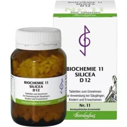 BIOCHEMIE 11 comprimidos de Silicea D 12, 500 unid