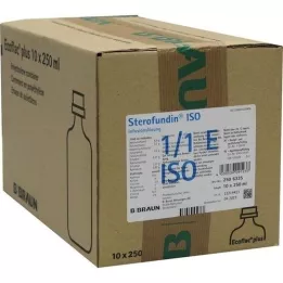 STEROFUNDIN ISO Solução para infusão Ecoflac Plus, 10X250 ml