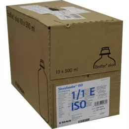 STEROFUNDIN ISO Solução para infusão Ecoflac Plus, 10X500 ml