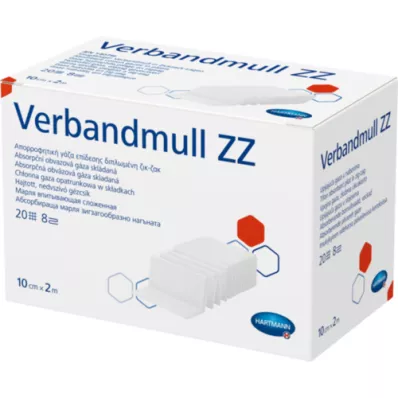 VERBANDMULL Hartmann 10 cmx2 m ziguezague, 1 peça VERBANDMULL Hartmann 10 cmx2 m ziguezague, 1 peça