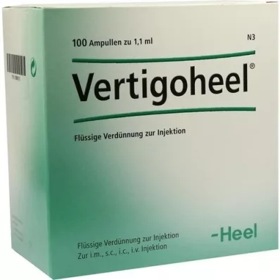 VERTIGOHEEL Ampolas, 100 unidades