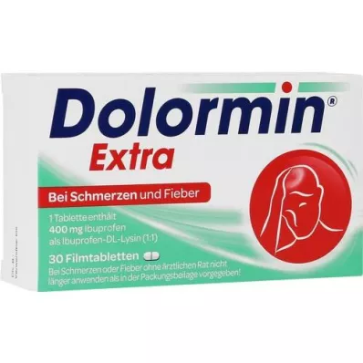 DOLORMIN comprimidos revestidos por película extras, 30 unidades DOLORMIN comprimidos revestidos por película extras, 30 unidades