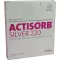ACTISORB Compressas estéreis 220 Prata 10,5x10,5 cm, 10 unid
