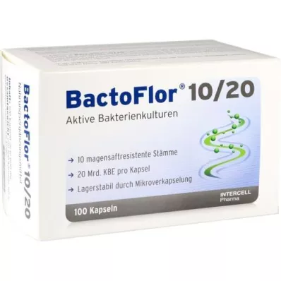 BACTOFLOR 10/20 cápsulas, 100 unidades BACTOFLOR 10/20 cápsulas, 100 unidades