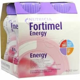 FORTIMEL Energético sabor morango, 4X200 ml