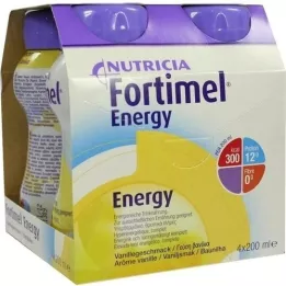 FORTIMEL Energia sabor baunilha, 4X200 ml