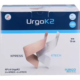 URGOK2 Sistema de compressão 10cm circunferência do tornozelo 25-32cm, 6 unid