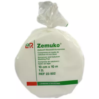 ZEMUKO Rolo de compressão de tecido não tecido 10 cmx10 m, 1 peça ZEMUKO Rolo de compressão de tecido não tecido 10 cmx10 m, 1 peça