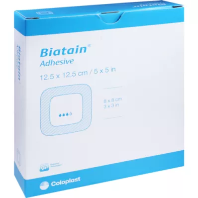 BIATAIN Bandagem de espuma 12,5x12,5 cm autoadesiva, 10 peças BIATAIN Bandagem de espuma 12,5x12,5 cm autoadesiva, 10 peças