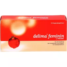 DELIMA óvulo vaginal feminino, 10 unidades