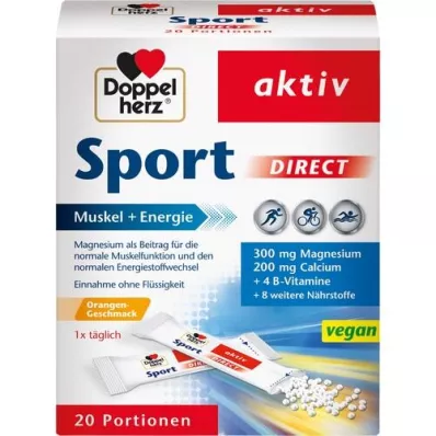 DOPPELHERZ Esporte DIRECT Vitaminas + minerais, 20 unid DOPPELHERZ Esporte DIRECT Vitaminas + minerais, 20 unid