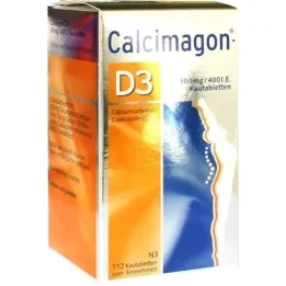 CALCIMAGON Comprimidos mastigáveis D3, 112 unidades