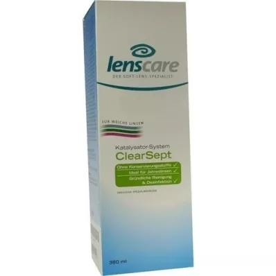 LENSCARE ClearSept 380 ml+recipiente, 1 p