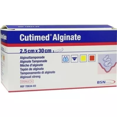 CUTIMED Tamponamento de alginato de alginato 2,5x30 cm, 5 unid