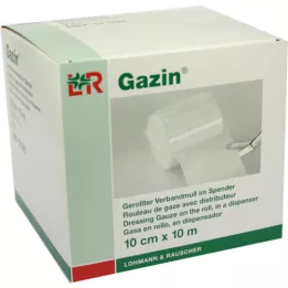 GAZIN Gaze atadura 10 cmx10 m 8 dobras, 1 peça