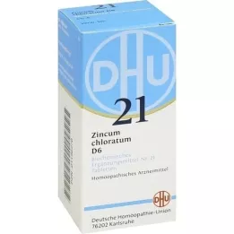 BIOCHEMIE DHU 21 comprimidos de Zincum chloratum D 6, 80 unidades