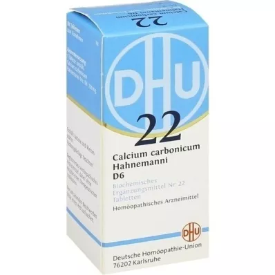 BIOCHEMIE DHU 22 comprimidos de cálcio carbonicum D 6, 80 unidades BIOCHEMIE DHU 22 comprimidos de cálcio carbonicum D 6, 80 unidades