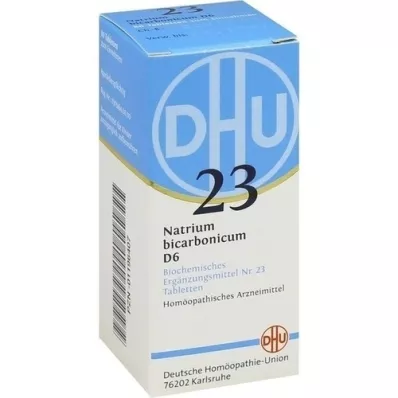 BIOCHEMIE DHU 23 comprimidos de Natrum bicarbonicum D 6, 80 unid