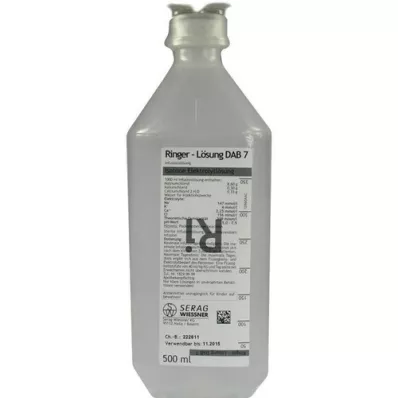 RINGER LÖSUNG DAB 7 plástico, 500 ml RINGER LÖSUNG DAB 7 plástico, 500 ml
