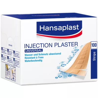 HANSAPLAST Universal Injekt.Pfl.Strips waterres., 100 unid HANSAPLAST Universal Injekt.Pfl.Strips waterres., 100 unid