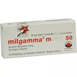 MILGAMMA mono 50 comprimidos revestidos, 30 unidades