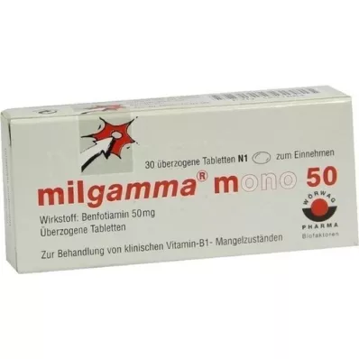 MILGAMMA mono 50 comprimidos revestidos, 30 unidades