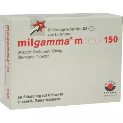 MILGAMMA comprimidos revestidos mono 150, 60 unidades MILGAMMA comprimidos revestidos mono 150, 60 unidades