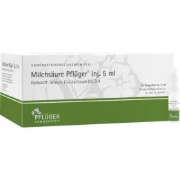 MILCHSÄURE Solução injetável de Pflueger 5 ml, 50 unidades