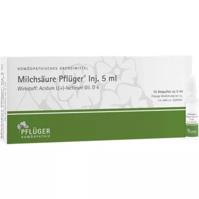 MILCHSÄURE Solução injetável de Pflueger 5 ml, 10 unidades MILCHSÄURE Solução injetável de Pflueger 5 ml, 10 unidades