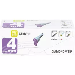 MYLIFE Agulhas para caneta Clickfine 4 mm, 100 unid