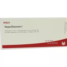 HEPAR STANNUM Ampolas I, 10X1 ml
