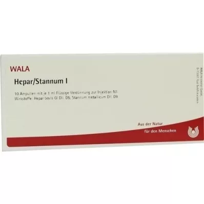 HEPAR STANNUM Ampolas I, 10X1 ml