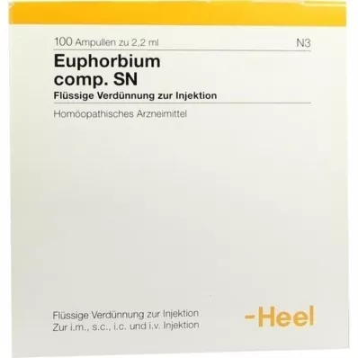 EUPHORBIUM COMPOSITUM SN Ampolas, 100 unidades EUPHORBIUM COMPOSITUM SN Ampolas, 100 unidades