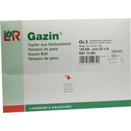 GAZIN Cotonete ameixa estéril 2+3 protetor r.o.RK, 125 unid