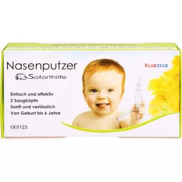 KLUGZEUG Limpador nasal aspirador nasal de auxílio imediato, 1 un