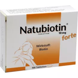 NATUBIOTIN comprimidos fortes de 10 mg, 100 unidades