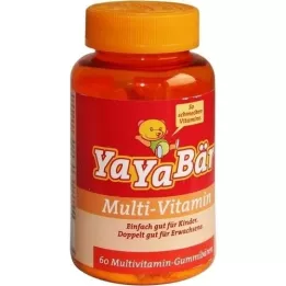 YAYABÄR Vitaminas infantis, gomas de frutas, 60 unidades