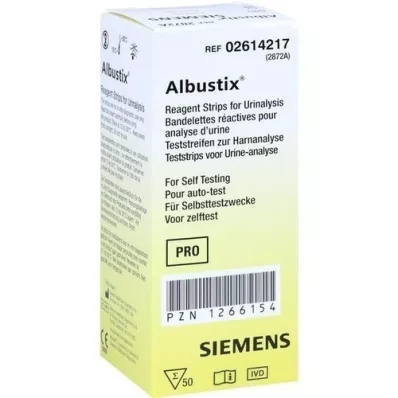 ALBUSTIX Tiras de teste, 50 unidades ALBUSTIX Tiras de teste, 50 unidades