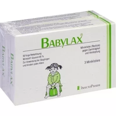 BABYLAX Enema, 6 peças