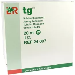 TG Bandagem tubular tamanho 12 20 m branco, 1 peça