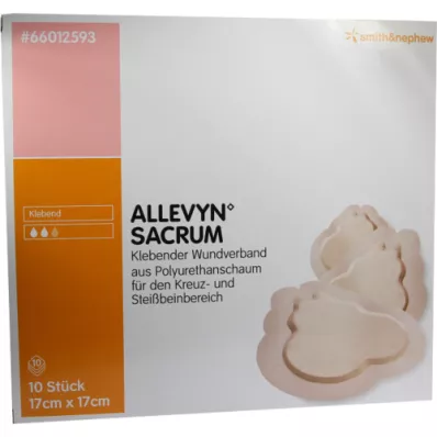 ALLEVYN Curativo adesivo Sacrum pequeno 17x17 cm, 10 unid ALLEVYN Curativo adesivo Sacrum pequeno 17x17 cm, 10 unid