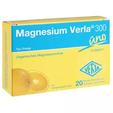 MAGNESIUM VERLA 300 grânulos de laranja, 20 unidades MAGNESIUM VERLA 300 grânulos de laranja, 20 unidades