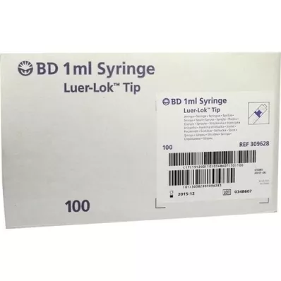 BD PLASTIPAK Spr.1 ml Luer Lok 3 peças, 100X1 ml BD PLASTIPAK Spr.1 ml Luer Lok 3 peças, 100X1 ml