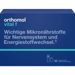 ORTHOMOL Pacote combinado garrafa/cápsula Vital F, 30 unidades