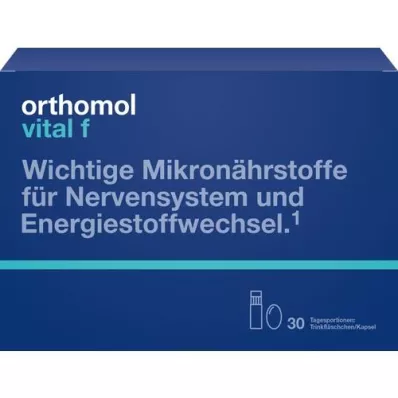 ORTHOMOL Pacote combinado garrafa/cápsula Vital F, 30 unidades ORTHOMOL Pacote combinado garrafa/cápsula Vital F, 30 unidades