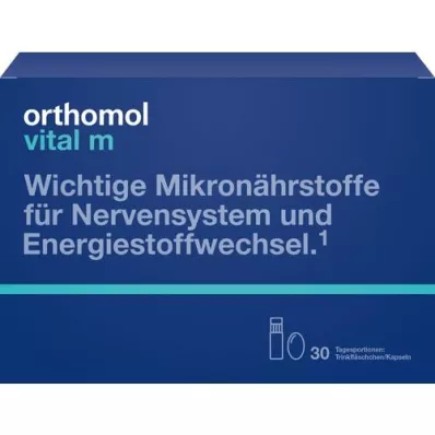 ORTHOMOL Pacote combinado garrafa/cápsula Vital M, 30 unidades ORTHOMOL Pacote combinado garrafa/cápsula Vital M, 30 unidades