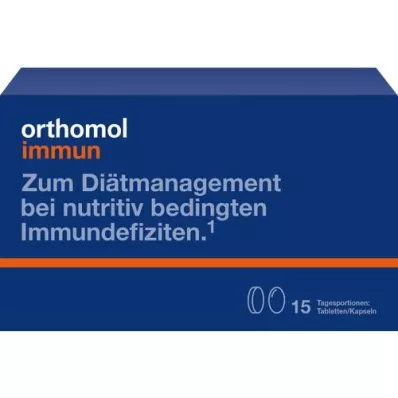 ORTHOMOL Pacote combinado de 15 comprimidos/cápsulas Imune, 1 unidade ORTHOMOL Pacote combinado de 15 comprimidos/cápsulas Imune, 1 unidade